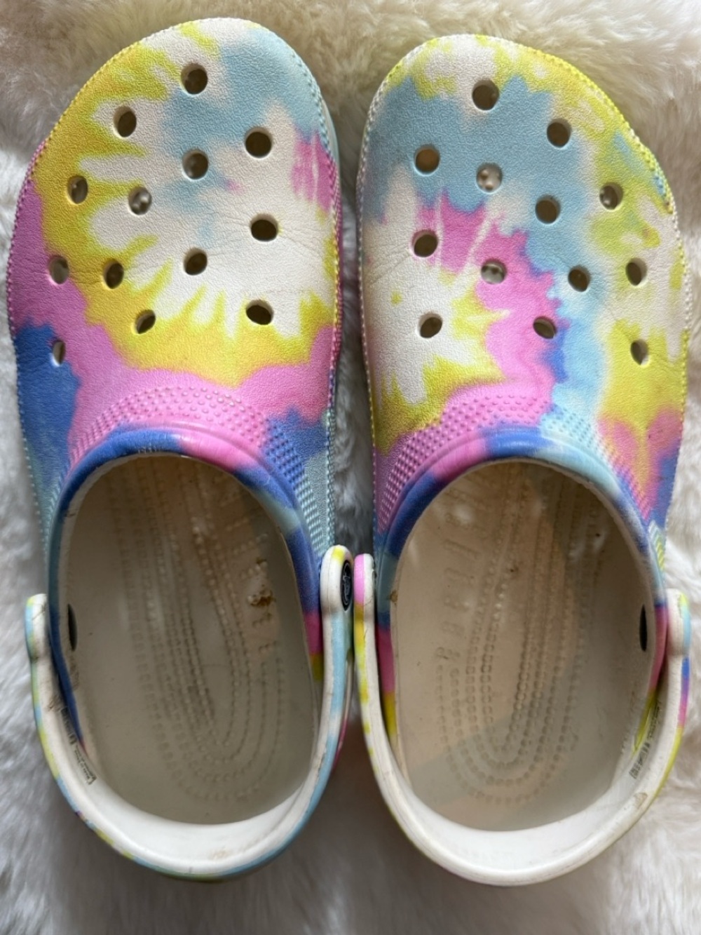 CROCS Pastel Tie-Dye Clogs - Multi Color